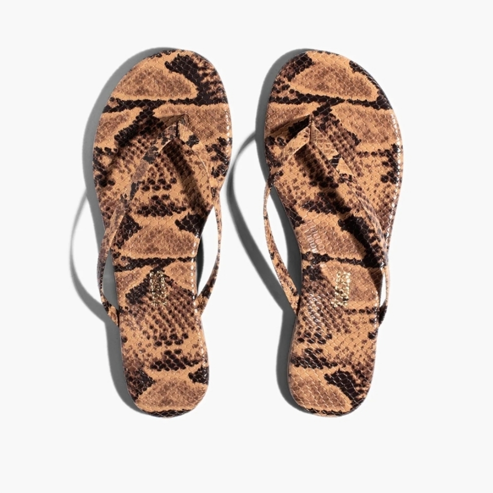 Tkees Lily Vegan Coco Snake Sandal